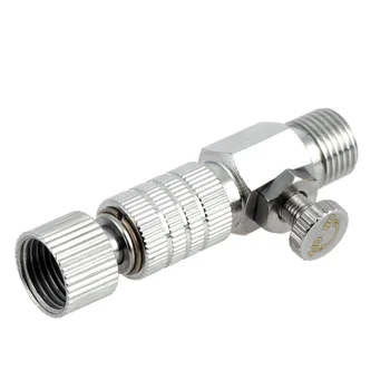 

2x Quick Connection Connector Coupler with Air Flow Regulator 1/8 to 1/8 BSP Fittings for Fast Connecting Disconnecting Air Brus