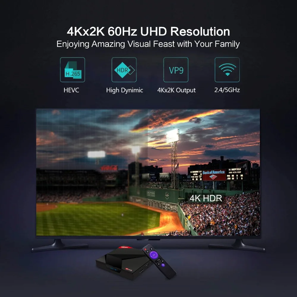 HAAYOT X88 Max + Android 9 0 Smart ТВ коробка RK3328 4 ядра 4G 64G Декодер каналов кабельного