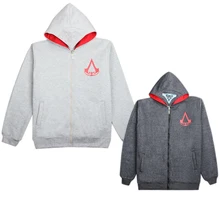 Cosplay Clothing Men’s Sweater Winter Casual Cotton Plus Velvet Zipper Hooded Jacket long sleeve hooded