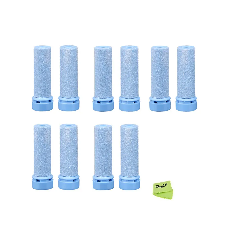 

10 Pcs Cheyin Replacement Roller Head For LED Foot File Pedicure Machine Foot Care Tool Heels Feet Dead Hard Skin Remover Smooth