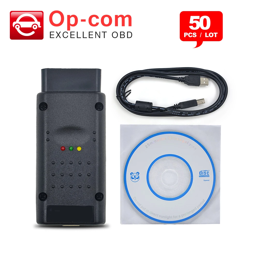 

50pcs/Lot Best quality Opcom Software 2014.02 with PIC18F458 Chip Can OBD2 Firmware V1.59 Opel Op com CAN BUS Interface