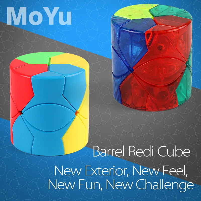 

Newest MoYu MoFangJiaoShi Barrel Redi Magic Colorful Puzzle Speed Cube Professional Triangle Shape Twist Educational Kid Toys