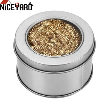 Сварочная очистка шаровая Сварка паяльник очиститель с наконечником механические аксессуары очистка вспомогательный инструмент медная проволочная форма