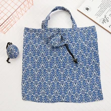 Новинки для женщин Удобный Складной многоразовая сумка для Покупок Сумка-тоут сумка в стиле casual утилизация отходов Сумки домашнего хранения косметичка