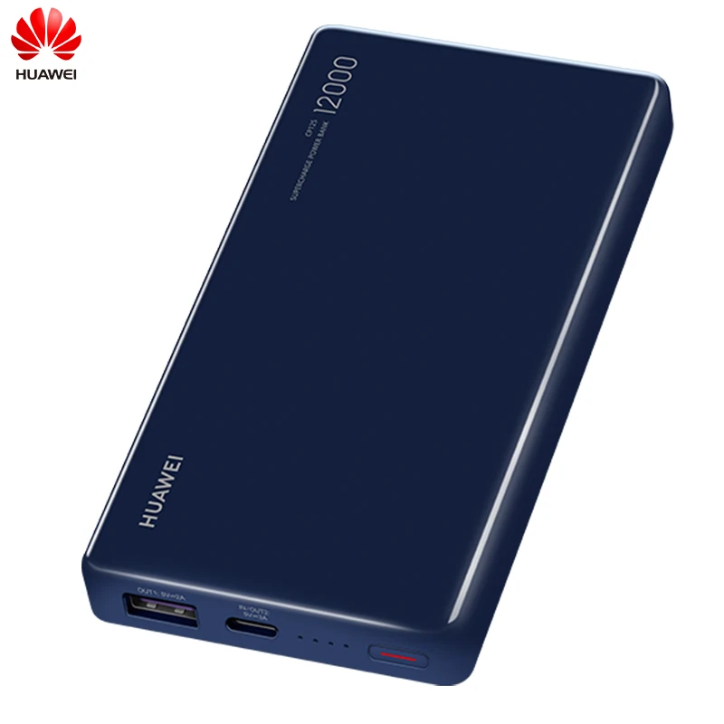 Huawei 12000 мАч тонкий внешний аккумулятор 40 Вт Type C для ноутбука универсальный