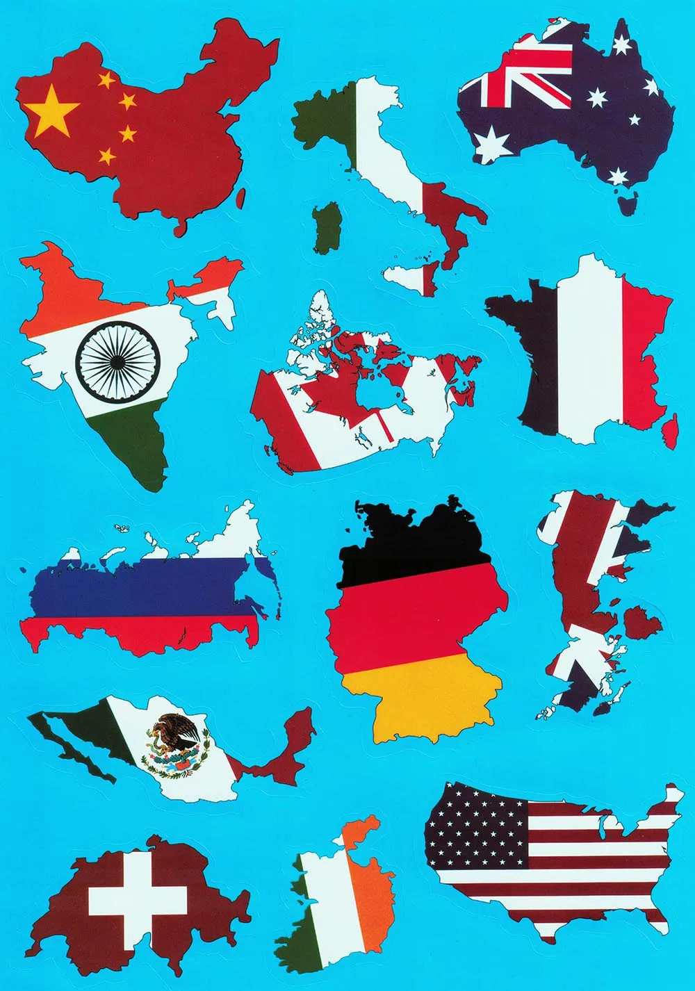 Горячая карта мира флаг на ПВХ водонепроницаемый ноутбук планшет кожа Наклейка для Macbook Pro Ноутбук наклейка