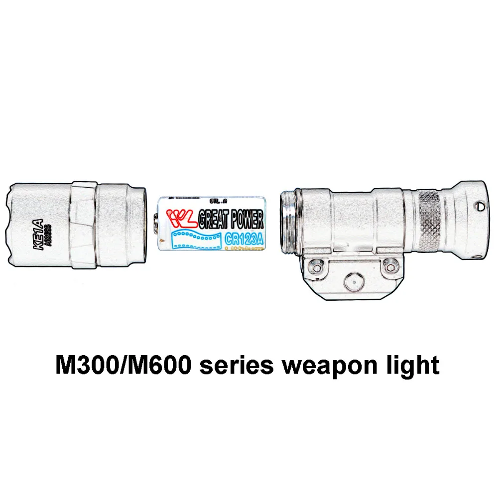 AIMTIS M300C Scout Light тактическое оружие Свет Постоянный/Мгновенный водонепроницаемый винтовка охотничий фонарик подходит 20 мм Пикатинни