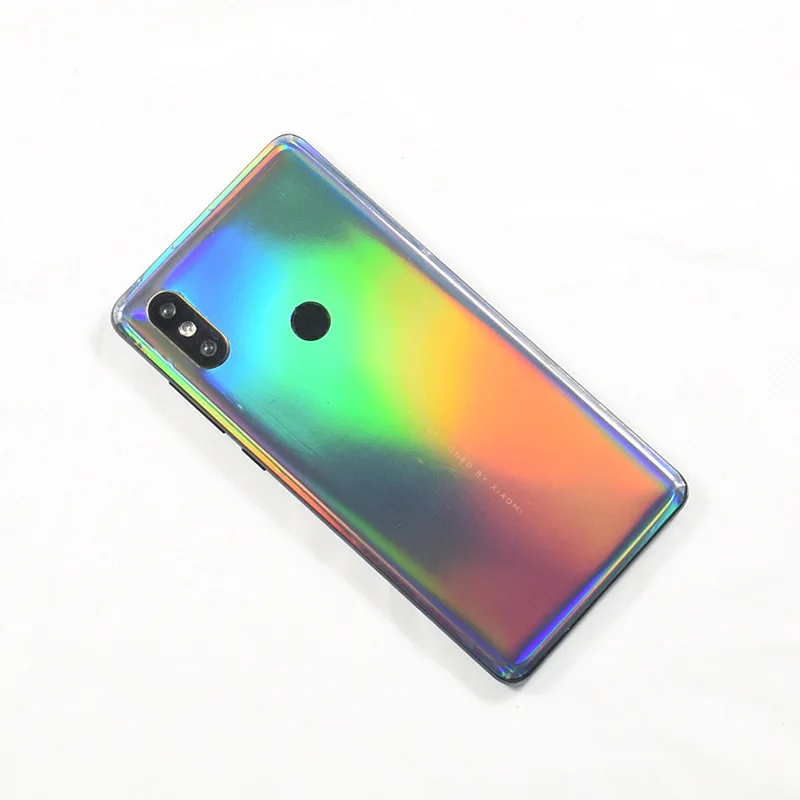 أورورا التدرج شفافة الزخرفية ل Xiaomi مزيج 2 S Mix2s الهاتف المحمول حامي MIX2s الخلفي فيلم ملصقات مع هدية