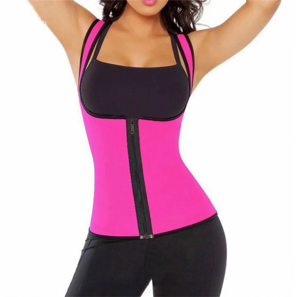 

Women Shapewear Vest Waist Trainer Neoprene Tummy Belly Push Up Strength Girdle Body Shaper Waist Abdomen Cincher Corset