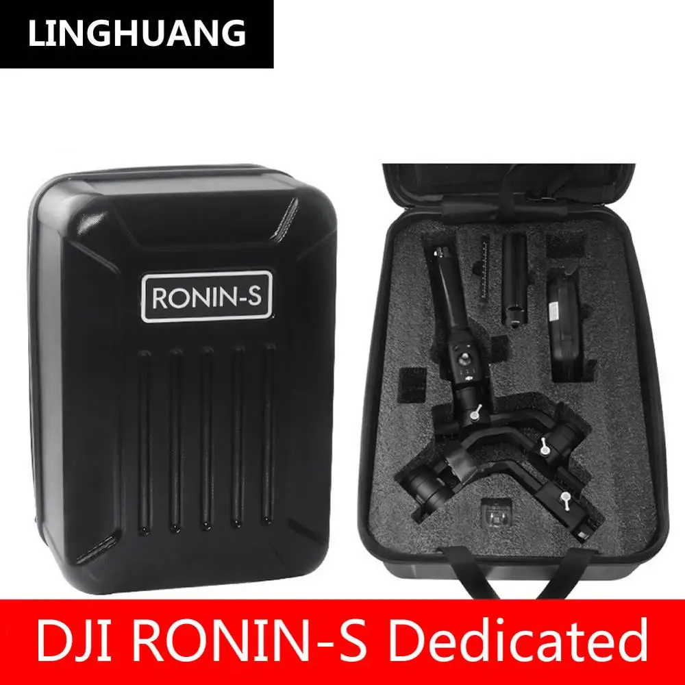 

New DJI Ronin-S Storage Box PC Hard Shell Backpack Handheld Gimbal Stabilizer Protection Carrying Case For RONIN-S Dedicated Bag