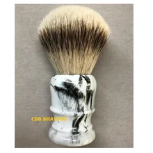 CSB высокое качество Silvertip барсук Узел 24 мм щетка для бритья мраморный узор Усы Борода профессиональное бритье влажный инструмент