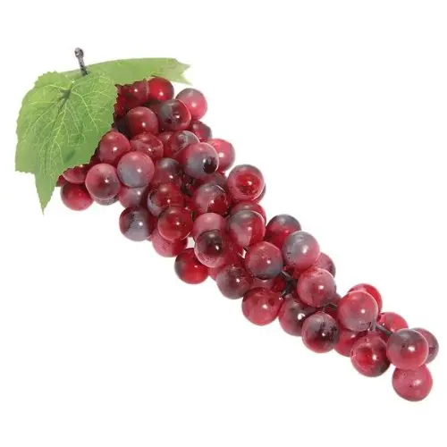 Artificial grapes Bunch of Grapes Red Faux 85 PE grapes Decorations for
