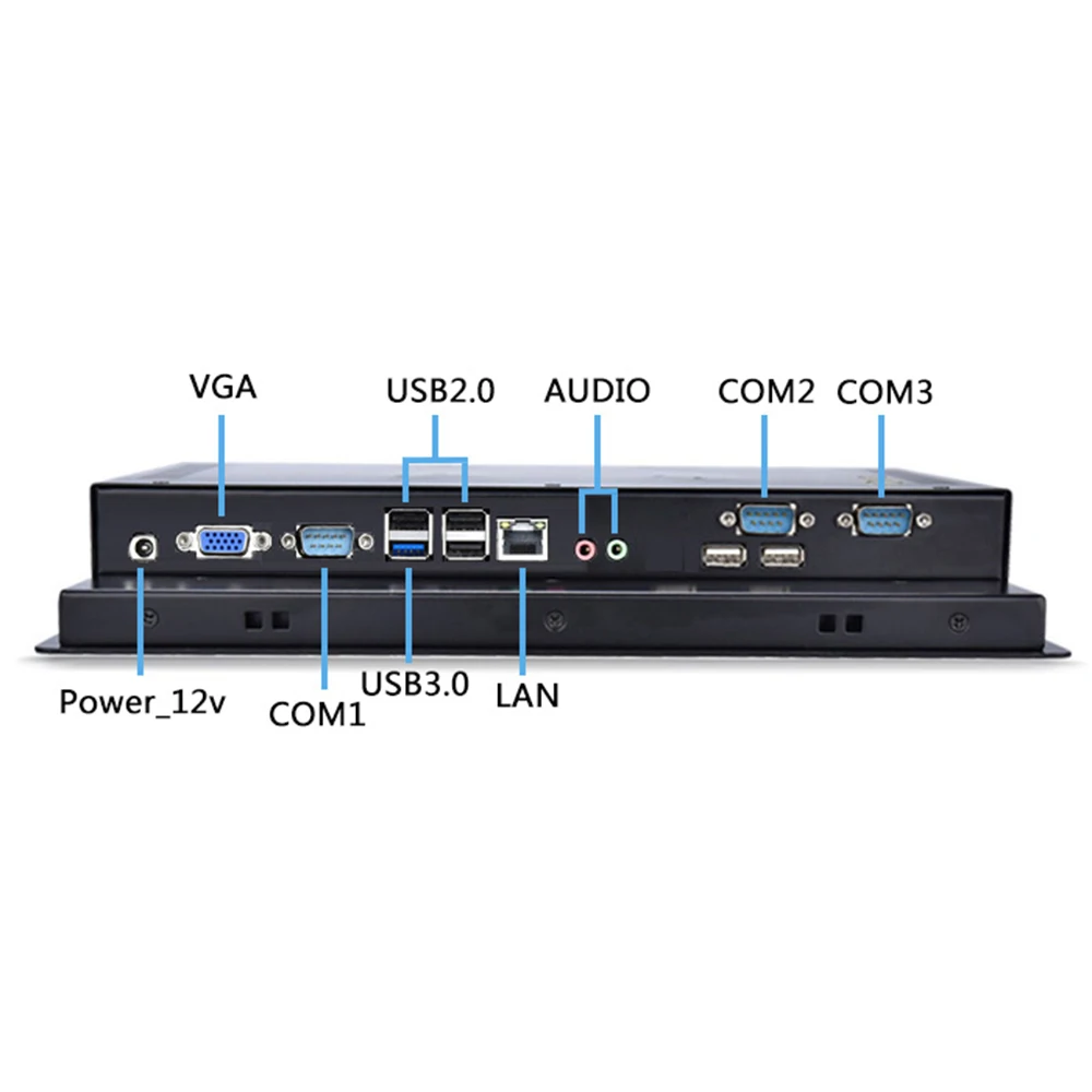 Partaker Z7 Intel Celeron 3855U 12 1 Inch OEM All In One PC with 2mm Slim 4