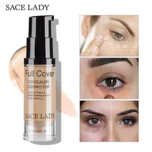 Sace Lady корректор для глаз основа для макияжа 6 мл полное покрытие для глаз темный круг лица Жидкий корректор крем макияж косметика