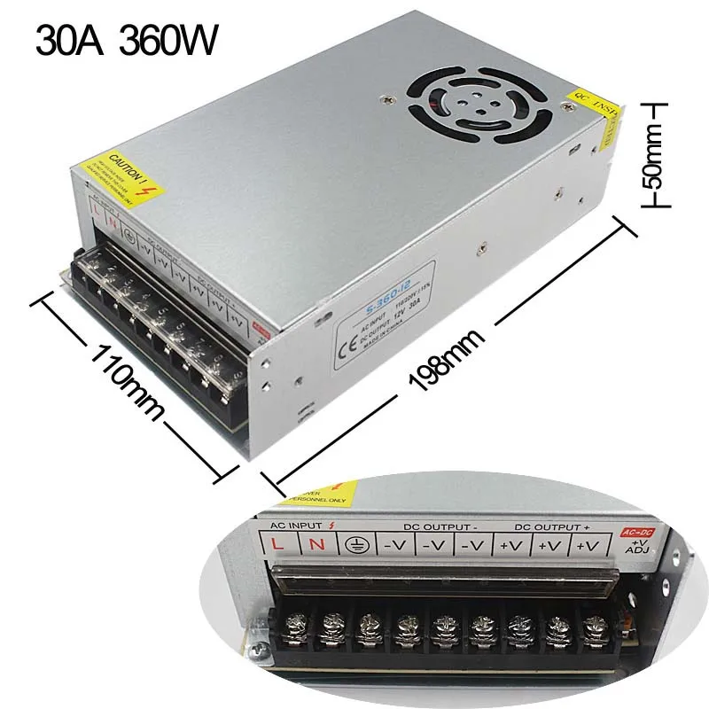 30A 360W led transformer