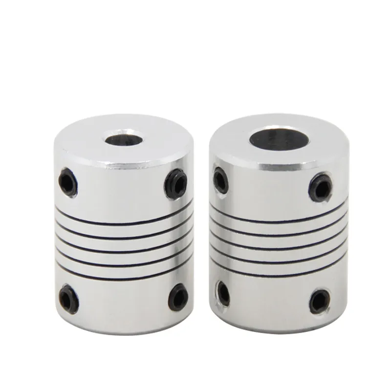 

2pcs 3D Printer Parts Flexible Coupling Coupler 5x8x25mm 5x5x25mm CNC Motor Jaw Shaft Aluminium Material No.13