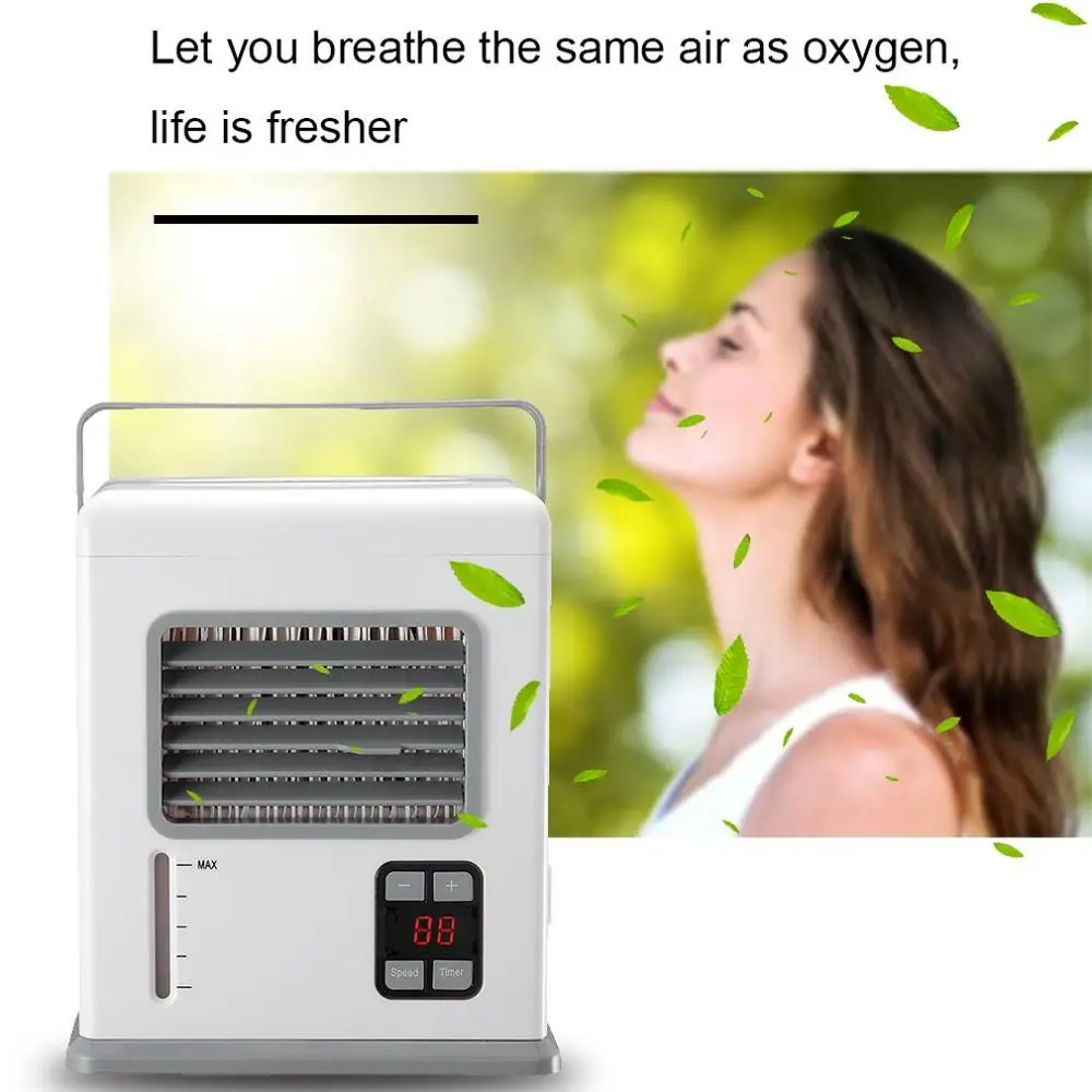 

Mini Air Conditioning Refrigeration Portable Artifact Battery Usb Dual Use Portable Portable Home Mini Air Cooler
