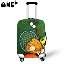 ONE2 Design Drucken Gepäck Abdeckung gelten 22,24, 26 Zoll Koffer abdeckung kinder Gepäck abdeckung freies verschiffen