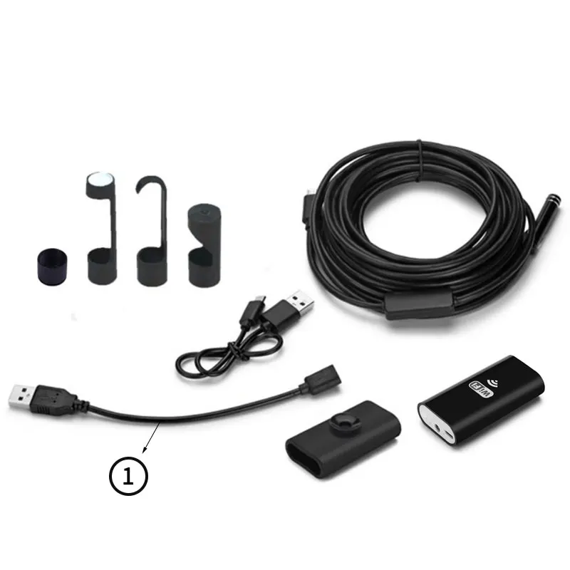 2 м 3 5 10 Wifi микро эндоскоп 1200P HD камера мегапикселей для IOS Android Водонепроницаемая
