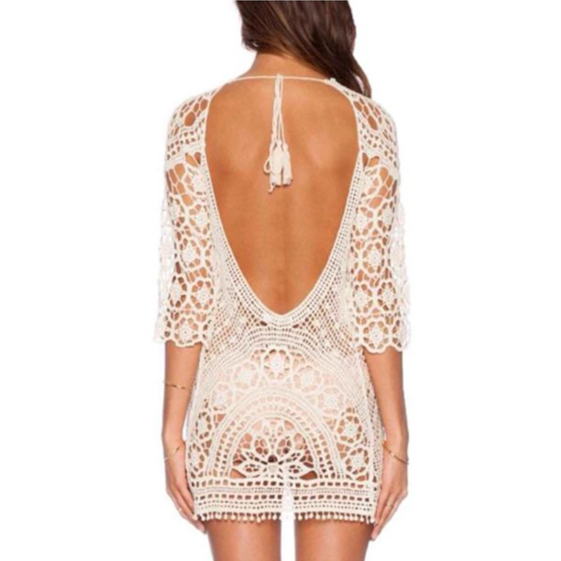 Mesh-Bikini-Cover-Up-Sexy-Hollow-Out-Swimsuit-Covers-Up-Girl-Bathing-Dress-Beautiful-Swimwear-Crochet-De-Plage-Beachwear-SCL259 (2)