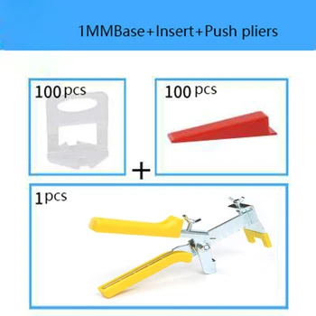

1mm leveling wedges Tile Levelling Spacers Clips Flooring Tiling Tool For Suit Household System Floor Tile Kits Tools