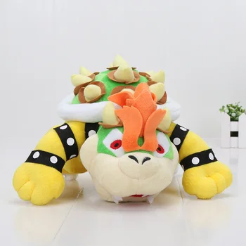 

50pcs/lot 23cm Super Mario Bros Plush Toys Bowser JR Koopa Bowser Dragon Plush Doll Brothers toys