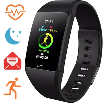 

Heart Rate Monitoring Smart Band Message Notification Stopwatch IP67 Water Proof Smart Bracelet BT 4.2 Steps Calories Smart Band