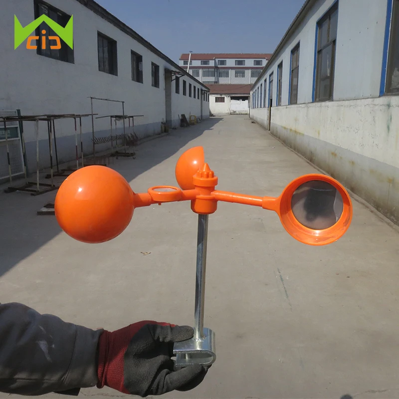 

WCIC Orange Bird Scarer Garden Tools Vegetable Crops Protection Wind Power Reflective Anti-bird Scarer 360 Degree Bird Repellent