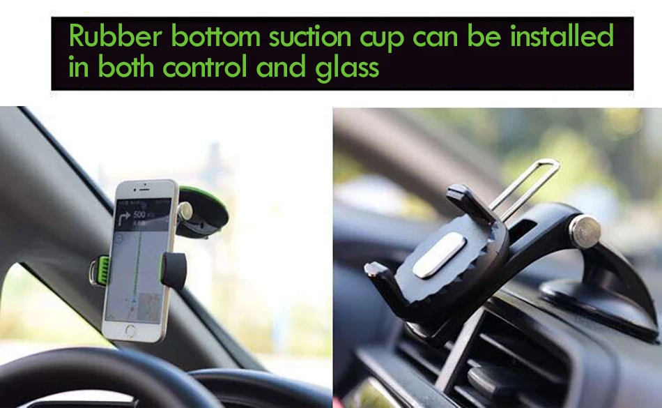 !ACCEZZ Universal Car Phone Holder For iPhone X 8 Plus 360 Degree Rotating Support Bracket For Xiaomi Samsung Glass Mount Stand (8)