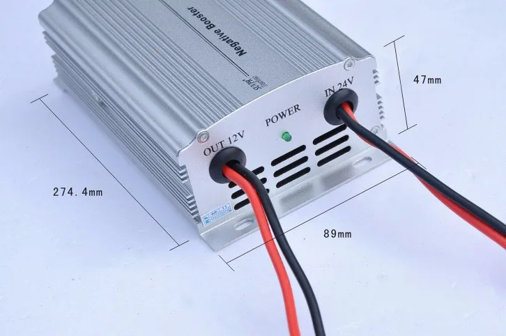 SUVPR автомобиль 30a DC24V к DC12V отрицательный усилитель понижающий трансформатор редуктор давления 360 Вт Инвертор