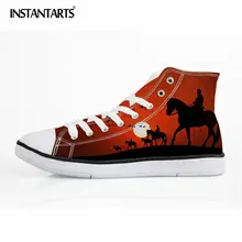 INSTANTARTS/Спортивная прогулочная обувь для женщин и мужчин с объемным принтом; дышащая парусиновая Обувь На Шнуровке; удобные кроссовки для девочек