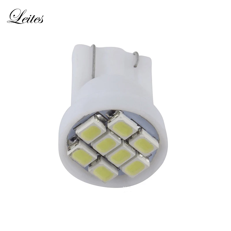 Leite 4000 шт. 1206/3020 smd T10 8smd 8 led 194 168 192 W5W супер яркие Автомобильные светодиодные лампы на танкетке T10 Светодиодные лампы