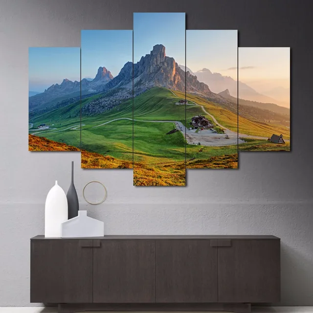 Nouveau Mode Montagne Falaise Photo Impression Sur Toile Paysage