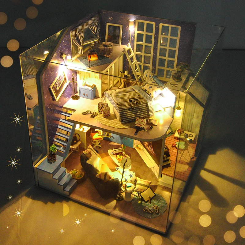 Blue Observation DIY Miniature Loft Kit 14 4