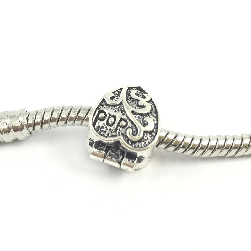 

Heart Shape With Dad Clips Locks Beads Stopper Bead Charms European Beads Fit Pandora Charms Bracelets & Bangles B00098