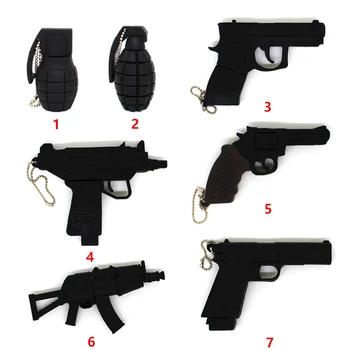 

Cartoon Gun model Pen Drive Hand Grenades USB Flash Drive 4G 8G 16GB 32GB 64GB Handgun Thumb Drive USB 2.0 AK47 Pistol Pendrive