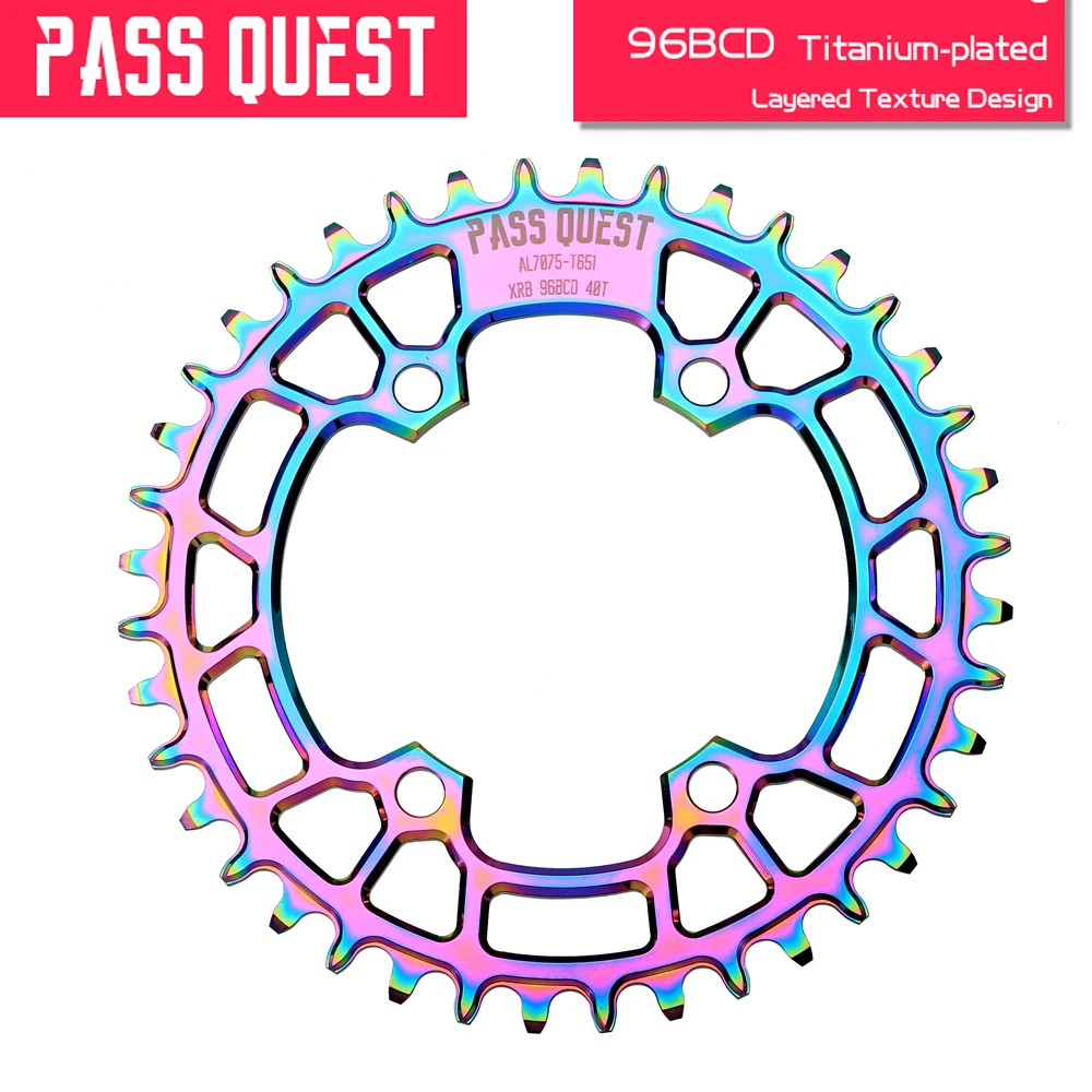 

New PASSQUEST 96BCD chain wheel narrow wide chainring sprocket MTB mountain bike bicycle 34T 36T 38T 40T 42T 46T 48T tooth plate
