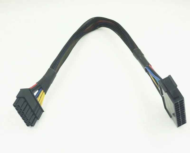 Шнур питания для материнской платы 50 шт./лот ATX 24Pin TO 14Pin 18AWG провод Lenovo Q77 B75 A75 Q75 H81|atx
