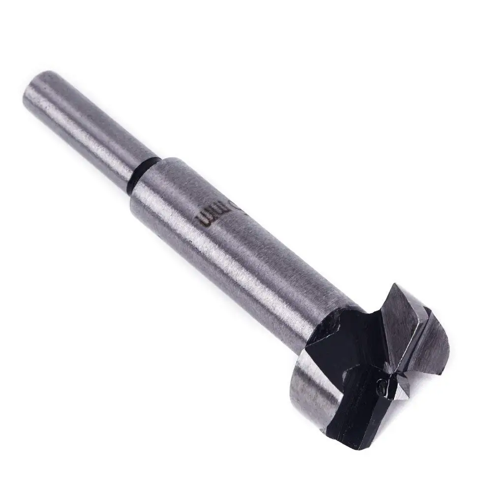 5pcs Forstner Bit Carbon High Speed Steel Woodworking Hole Saw Set Auger Opener Drilling Wood Plastic Plywood with Round Shank-1