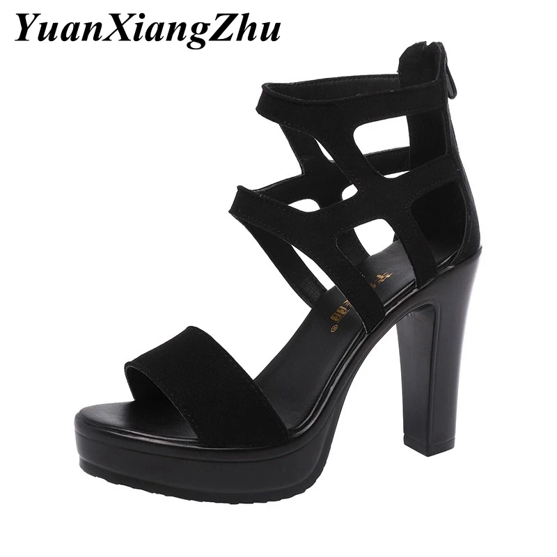 

Summer Sandal Shoes for Women 2019 Fashion Thick Heels Ladies Sandals Platform Casual Russian Plus Size Shoes zapatos de mujer