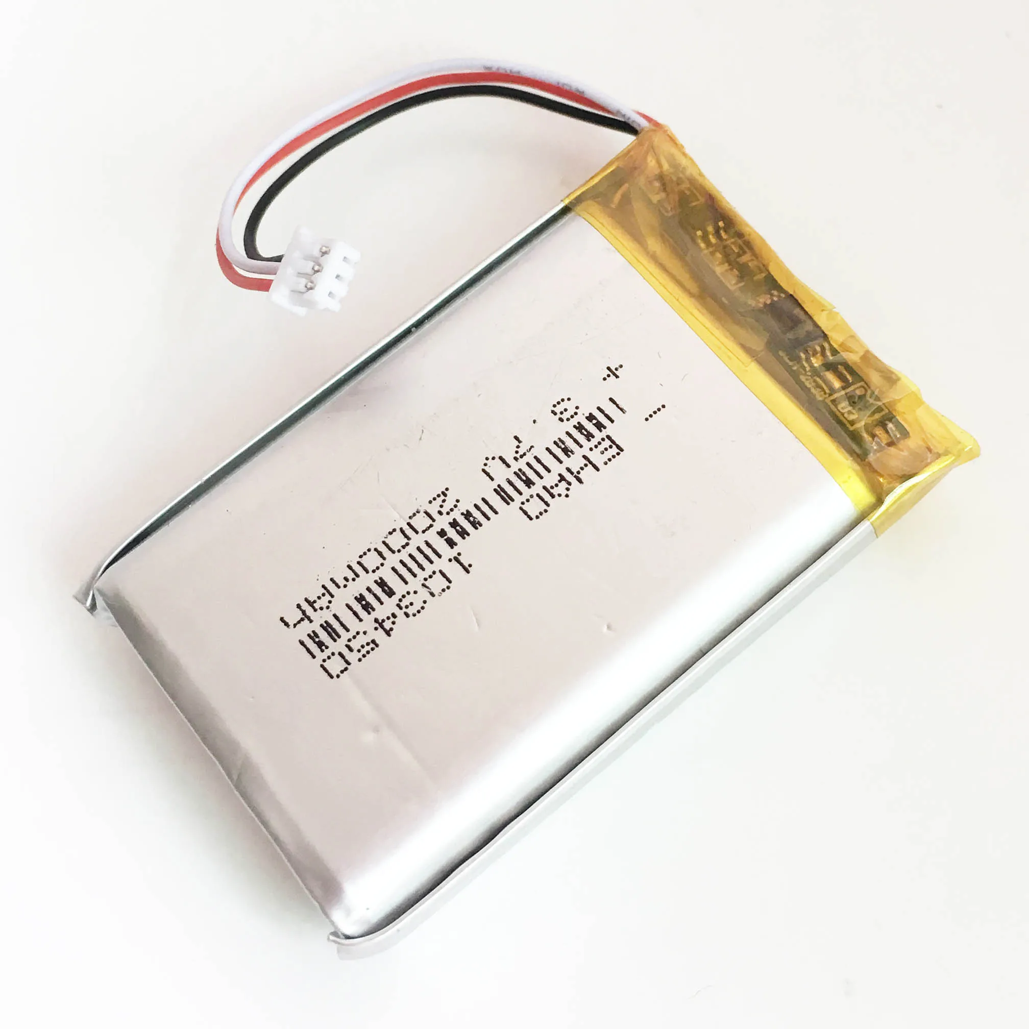 3,7 V 2000mAh JST 1,25 3PIN разъем литий-полимерная LiPo аккумуляторная батарея 103450 для DVD PAD камеры gps динамик ноутбука - Цвет: 1 PCS