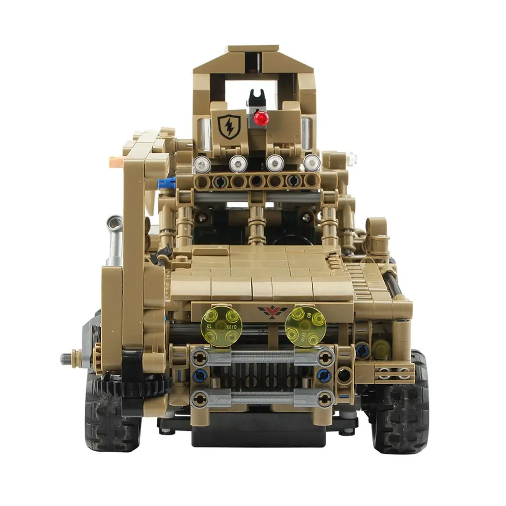 779 шт модель строительные блоки Взрывозащищенная полиция штурмовая радиоуправляемая Игрушечная машина для детей мальчиков подарок
