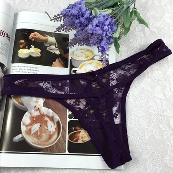 

Good Quality Lace G strings thongs Women Underwear Panties Thin Hollow Ropa Bragas Tangas Calcinhas New