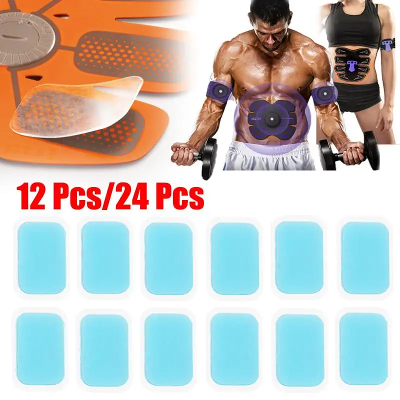 

KIFIT 12Pcs Replacement Slimming Pads Abs Trainer Replacement Gel Sheets Gel Pads For Muscle Training Accessories