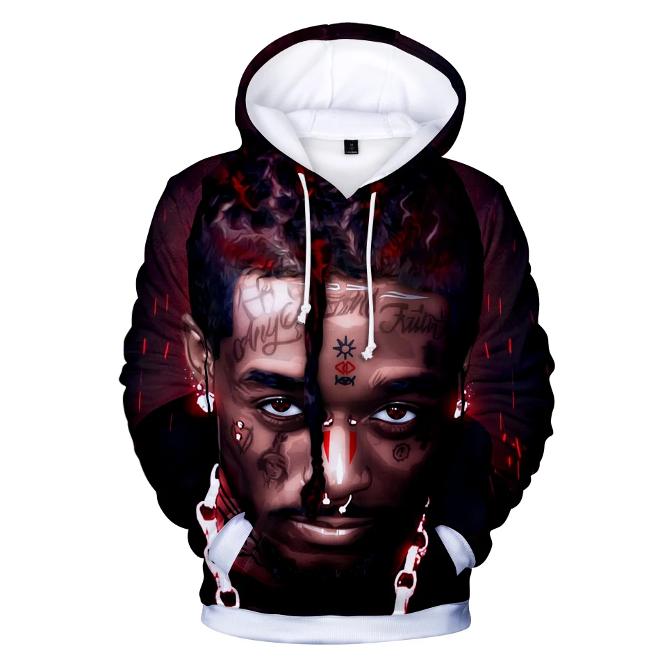 LUCKYFRIDAYF Kpop LIL UZI VERT 3D Принт толстовки кофты Harajuku Модные женские/мужские Толстовка