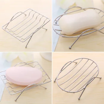 

Functional Stainless Steel Soap Stand Holder Bathroom Soap Dishes Tray Box