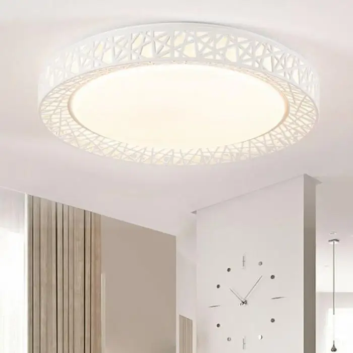 Светодиодный потолочный светильник Птичье гнездо круглый светильник современные светильники для гостиной спальни кухни YU-Home