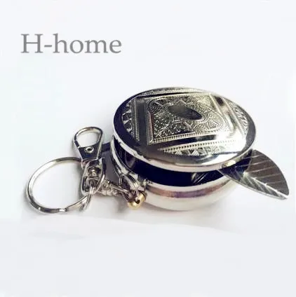 

MINI Portable smelly cigar ashtray stainless steel with a key chain ash tray