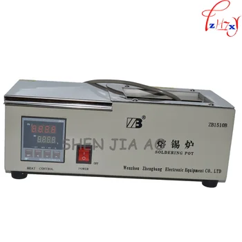 

1PC Desktop Solder Pot ZB1510B Digital Display 600W Electric Soak Soldering Machine Soldering Tin Stove Machine 220V