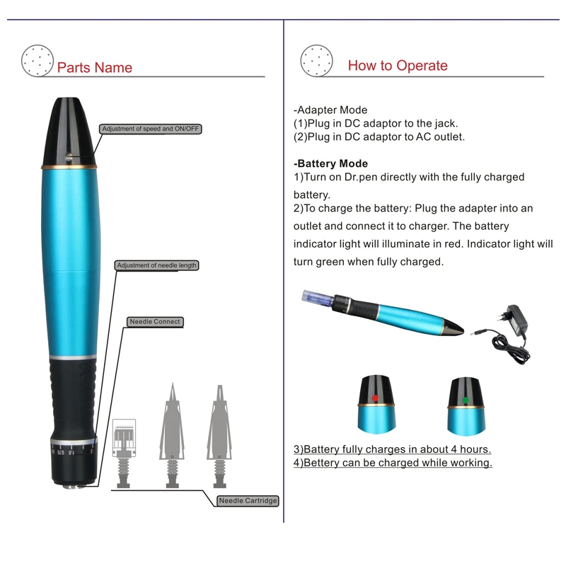 Cartucho de Agulha Pontas de Agulha sem Fio Semi-permanente Caneta Ultima 12pin Original Derma Selo Terapia Equipamentos Mts Dr. a1 8 Beleza e saúde